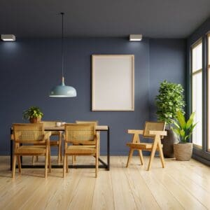 Natural and artificial lighting influencing interior paint color choices in Atkinson homes