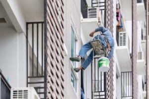 commercial exterior painting project cost estimate for business property in New Hampshire